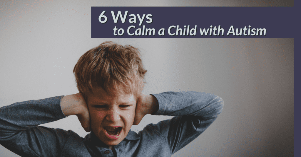 calm child with autism