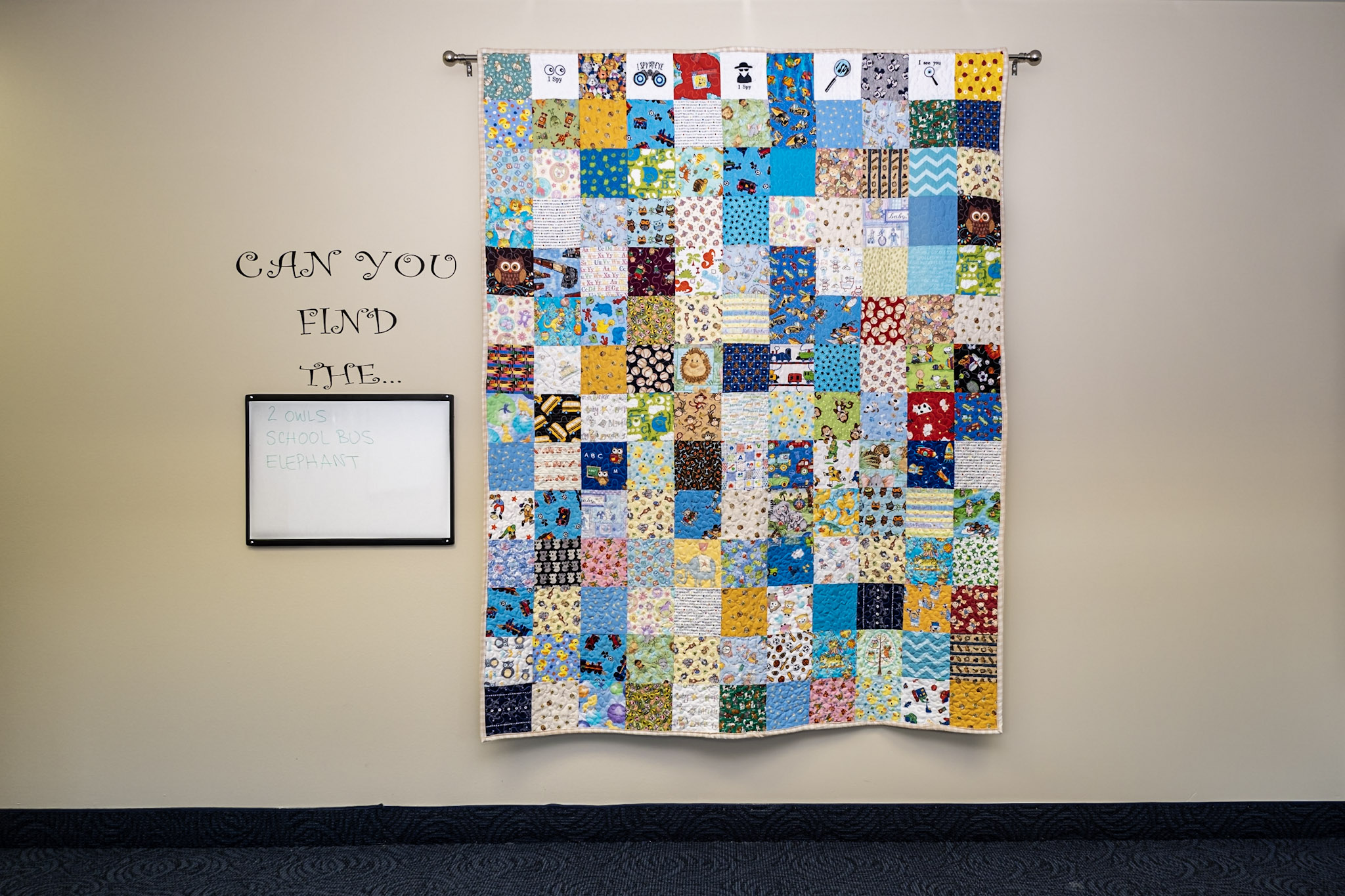Early Intervention I Spy Quilt