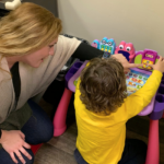 therapist and child doing ABA therapy